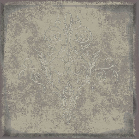 Cole & Son Albery wallpaper - Rose Metallic Gold on Silver Foil
