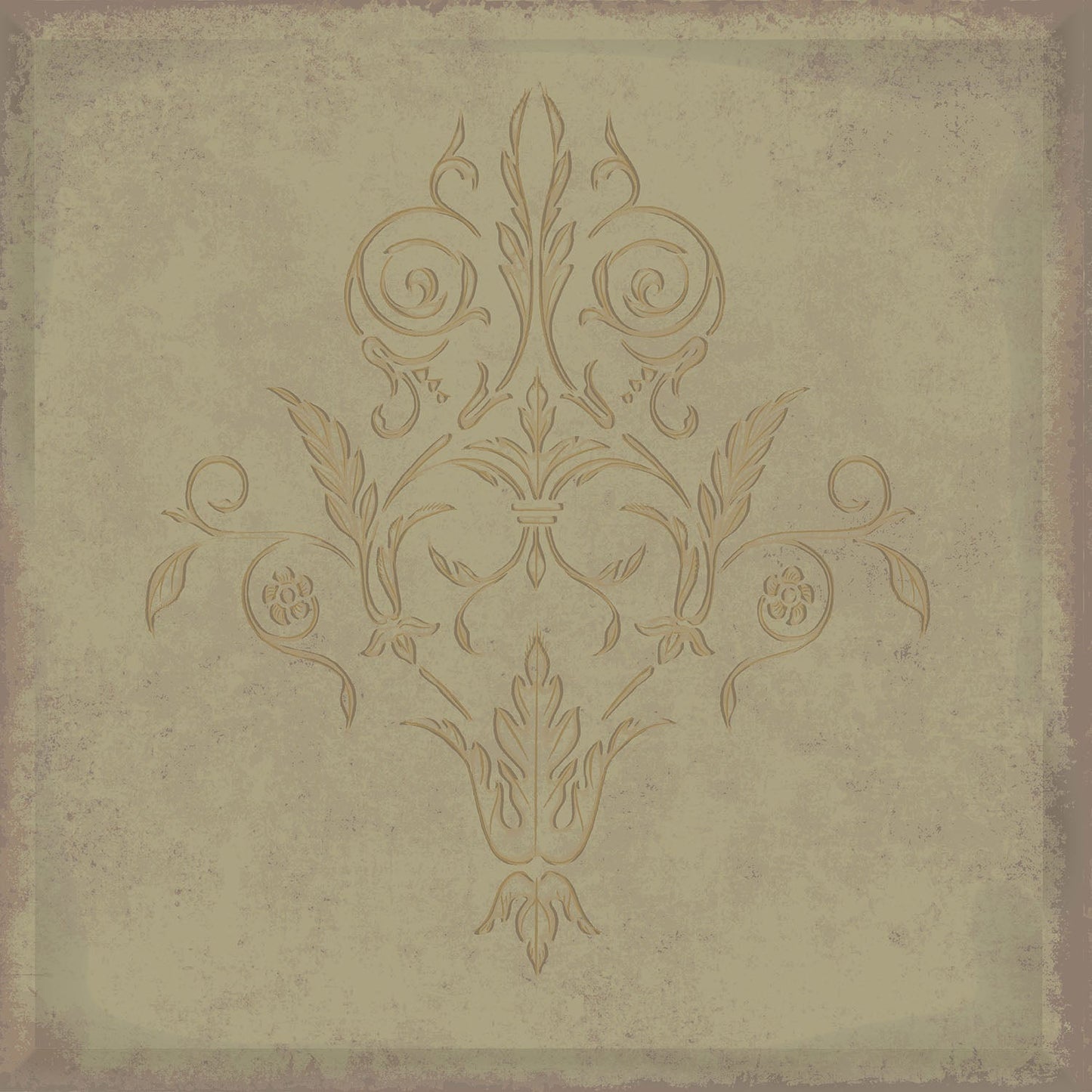 Cole & Son Albery - Metallic Gold on Foil