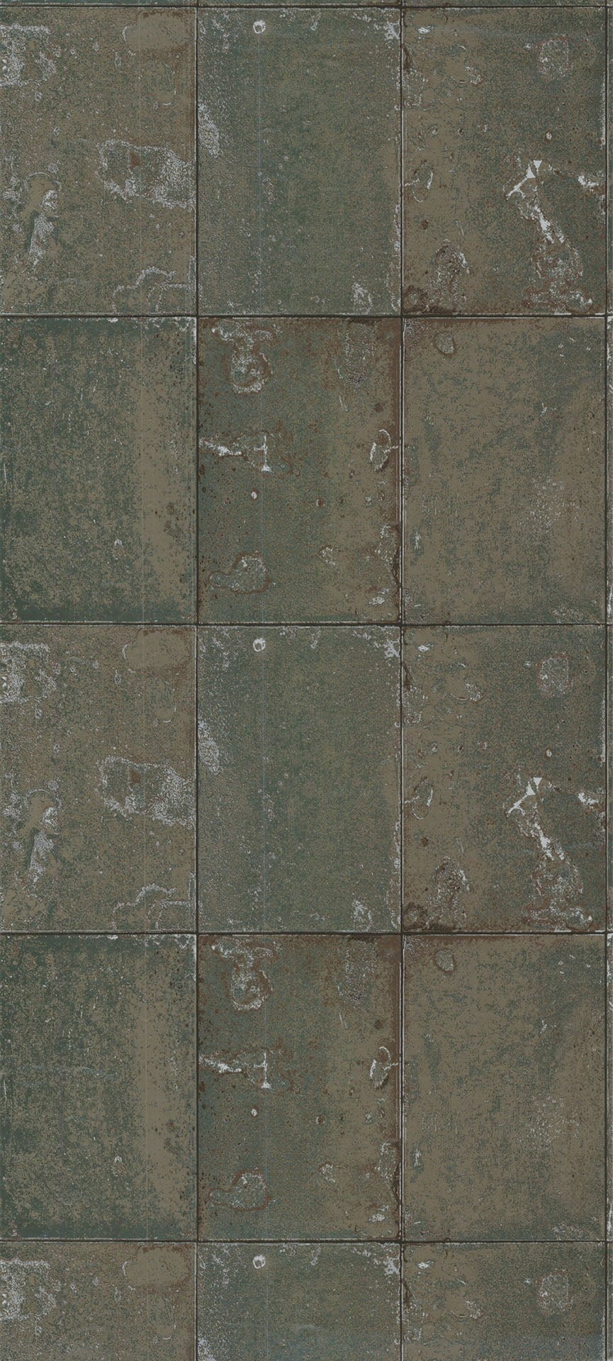 Cole & Son Antique Mirror wallpaper - Metallic Pewter (Foil)