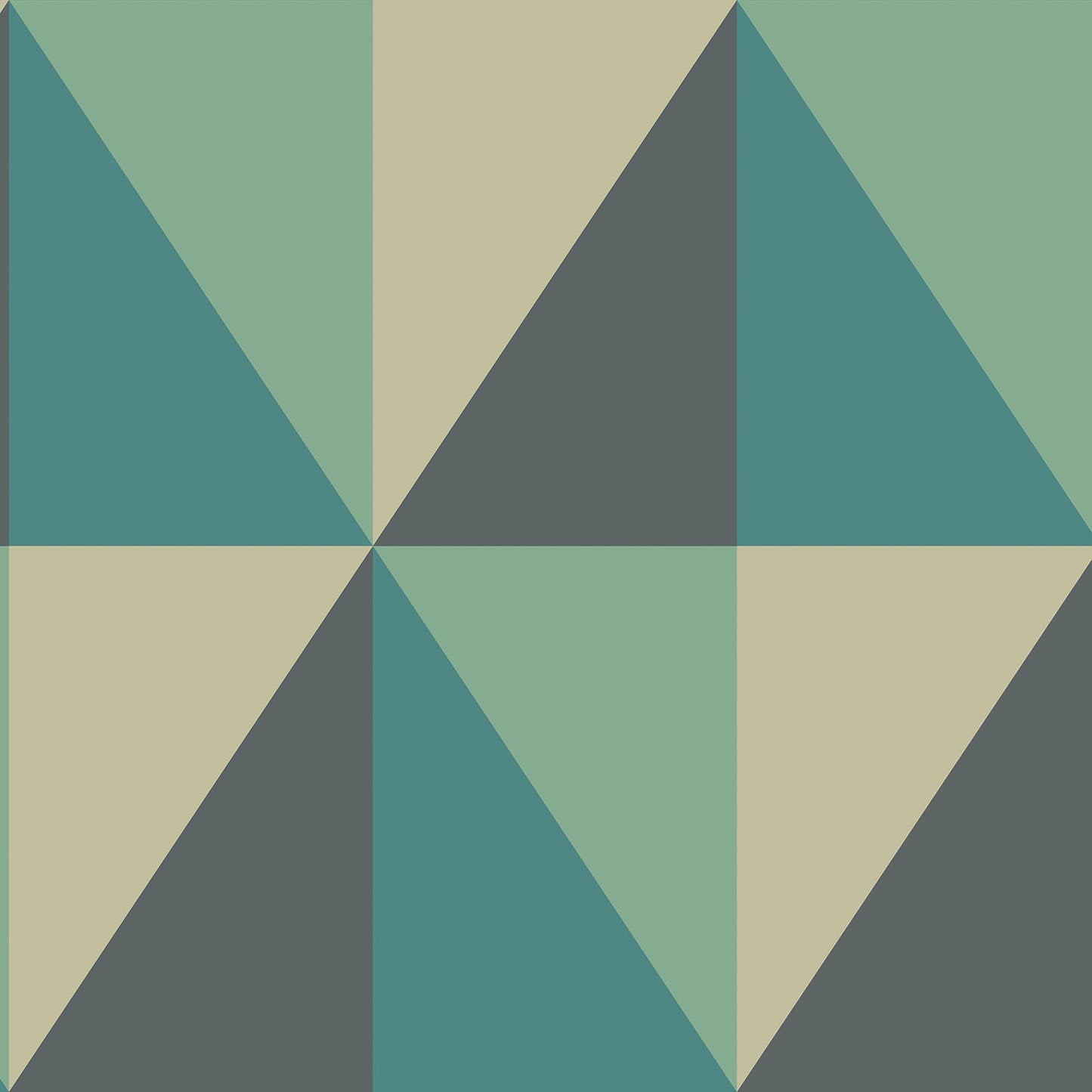Cole & Son Apex Grand - Viridian, Petrol & Ink