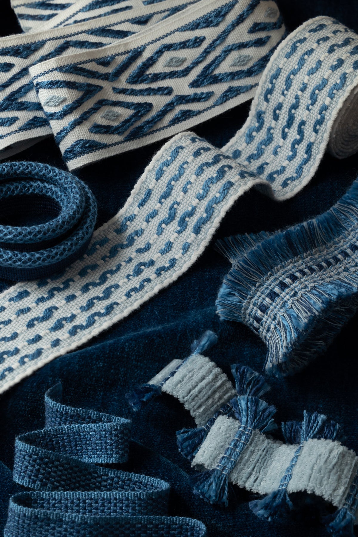 Samuel and Sons Aspen Slubbed Border — scenography