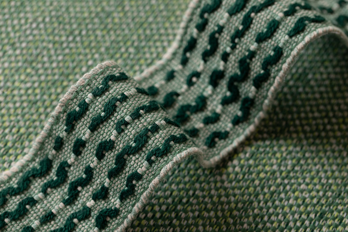 Samuel and Sons Aspen Slubbed Border — scenography