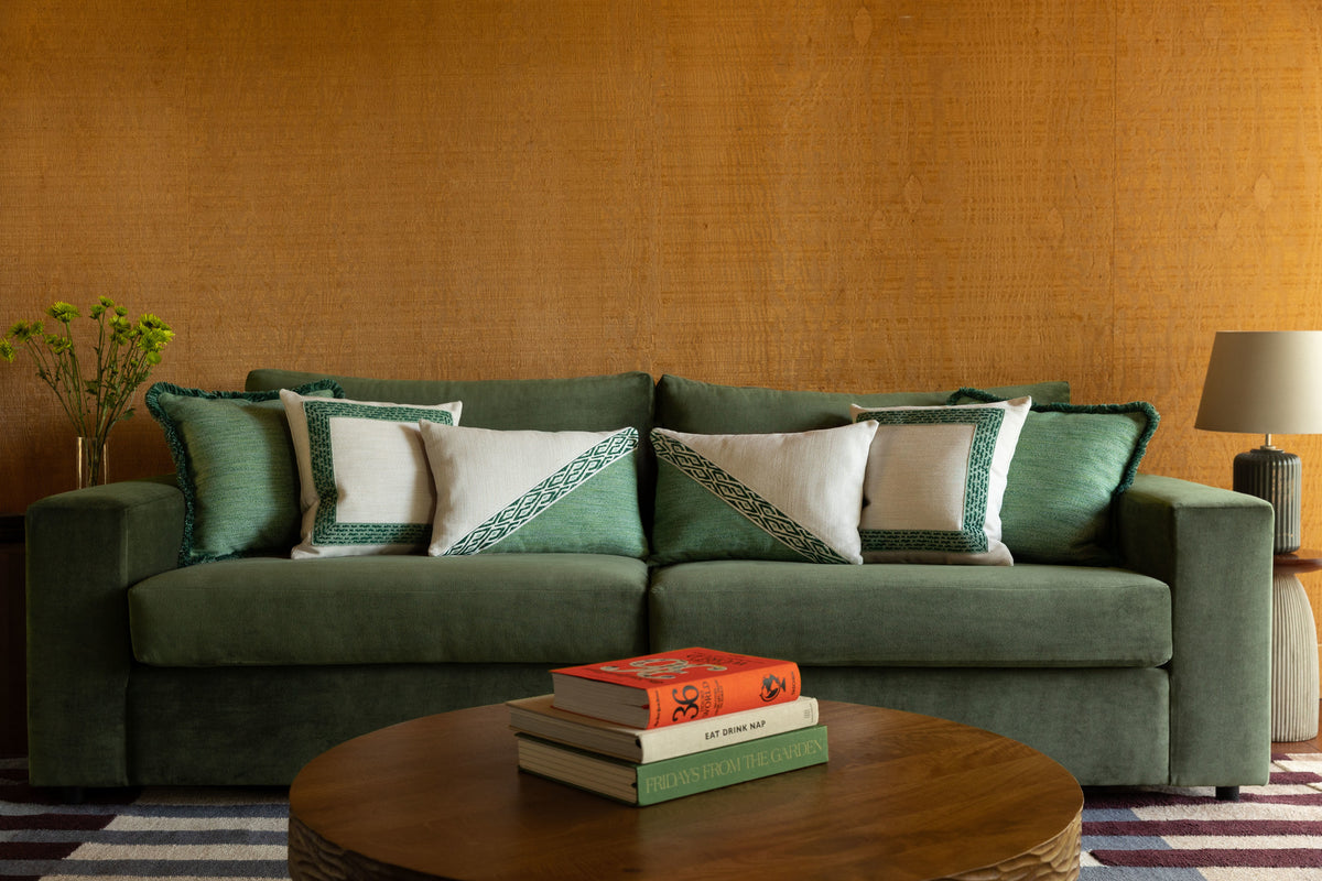 Samuel and Sons Aspen Slubbed Border — scenography