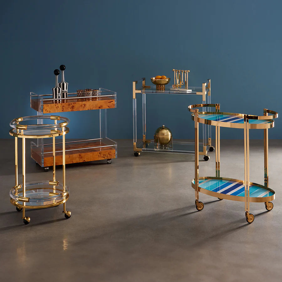 Jonathan Adler | Jacques Round Bar Cart