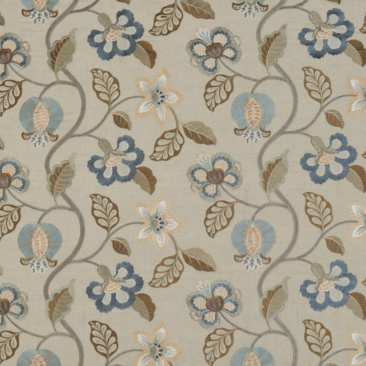GP & J Baker | Elvaston fabric - Indigo