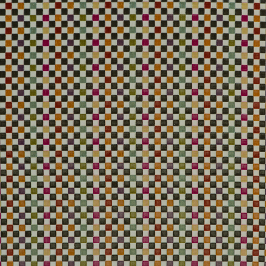 GP & J Baker | Clarendon Small Check fabric - Multi