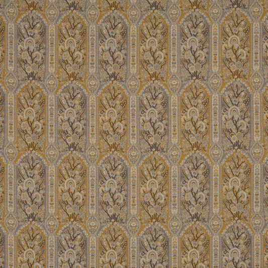 GP & J Baker | Winton fabric - Grey/Mustard