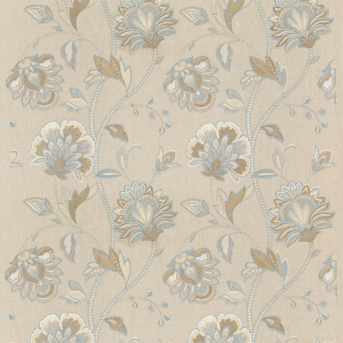 GP & J Baker | Ormesby fabric - Soft Blue