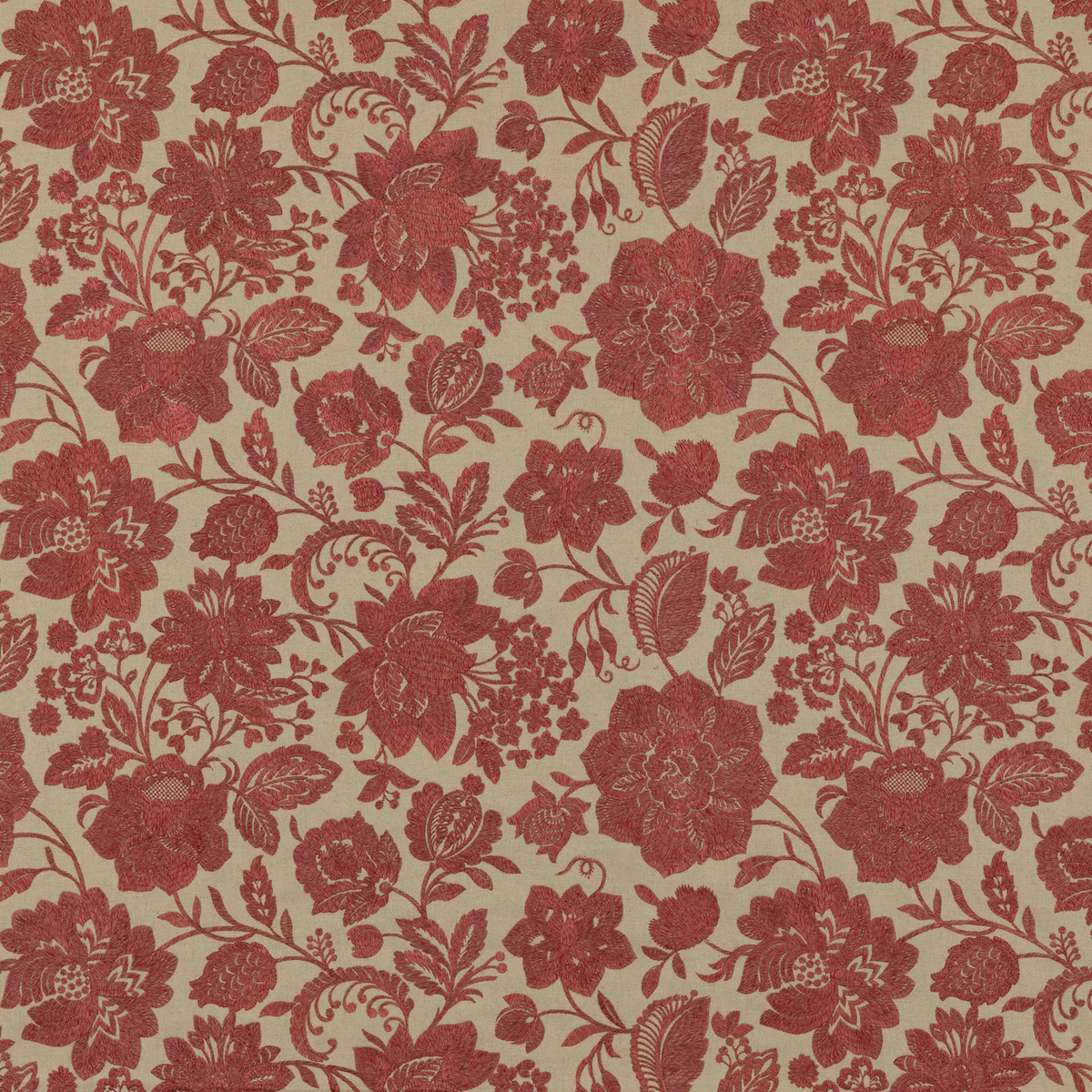 GP & J Baker | Berwick fabric - Red