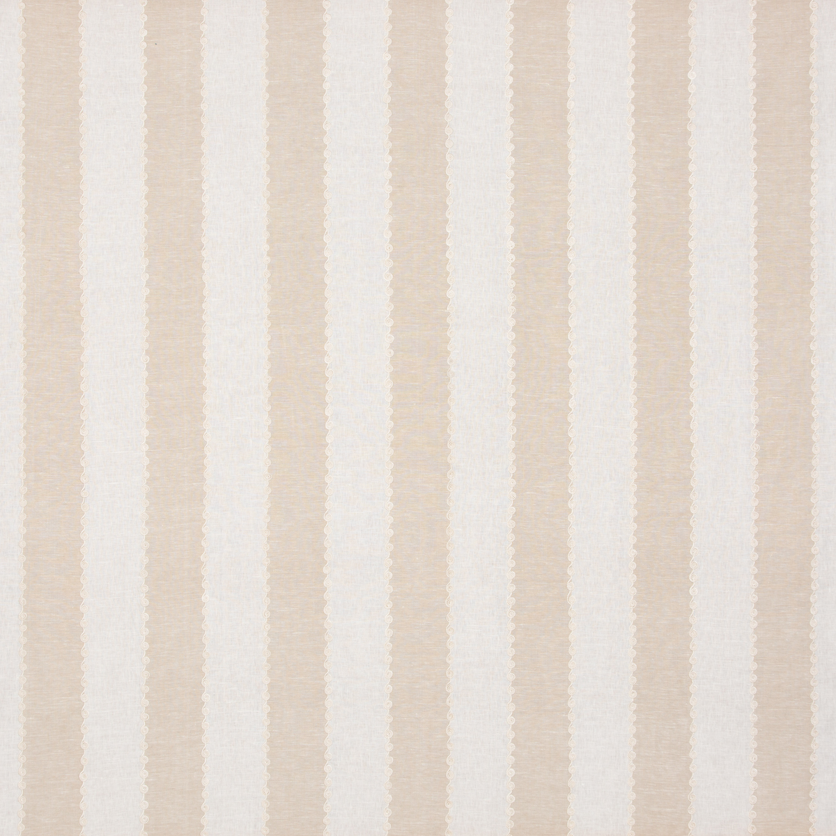 GP & J Baker | Ashmore Stripe fabric - Parchment