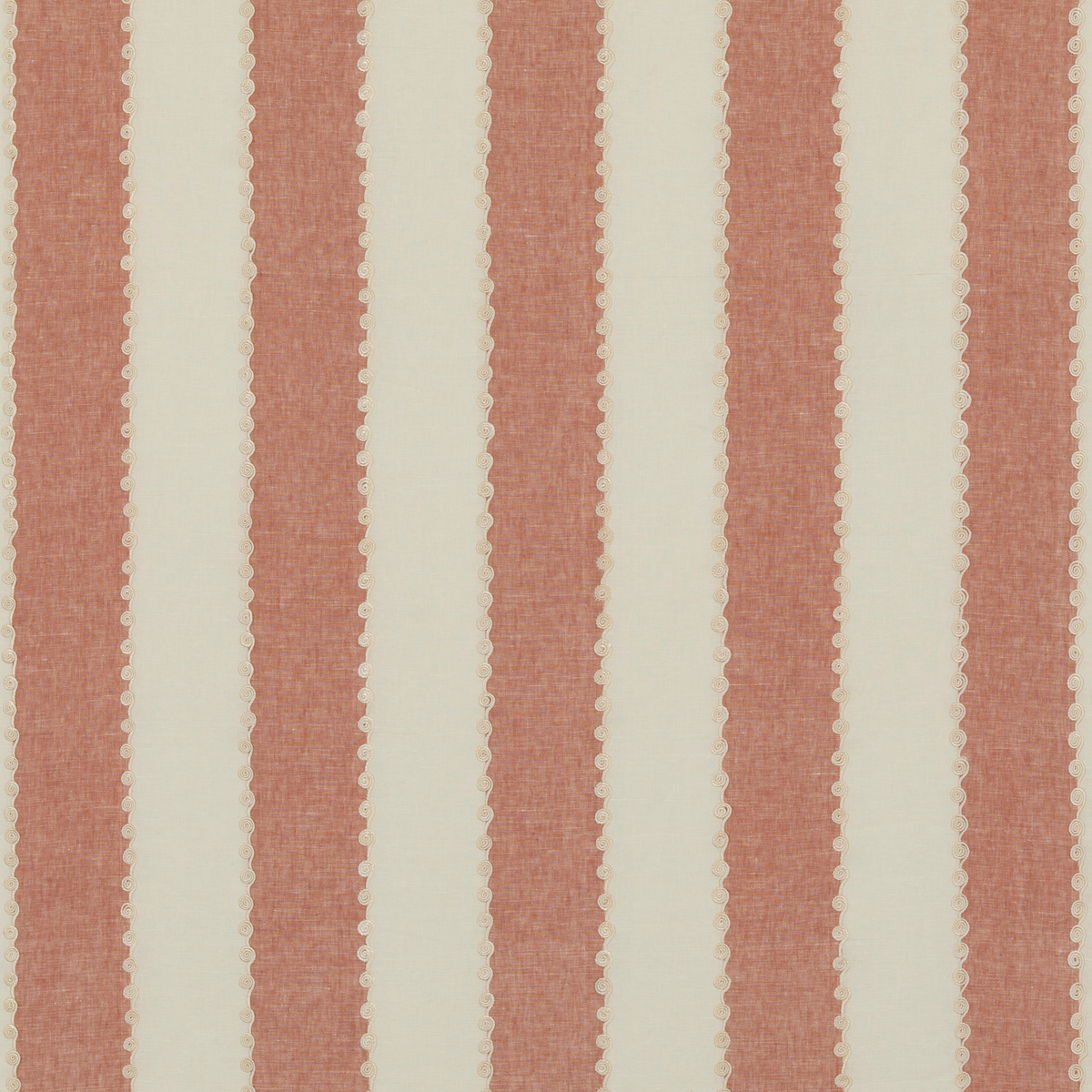 GP & J Baker | Ashmore Stripe fabric - Red