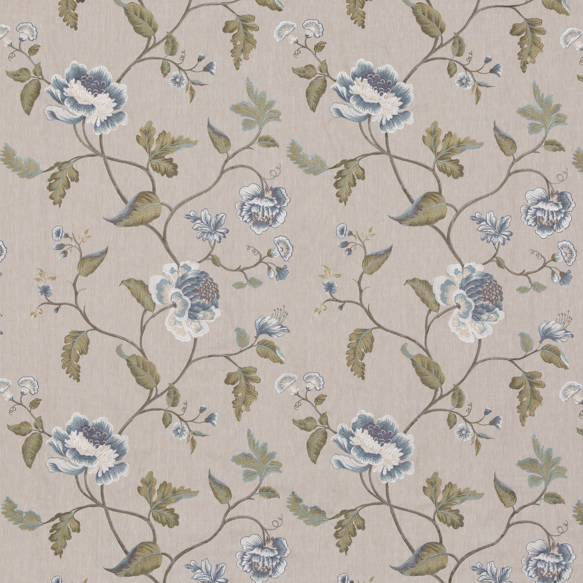 GP & J Baker | Lavenham fabric - Blue