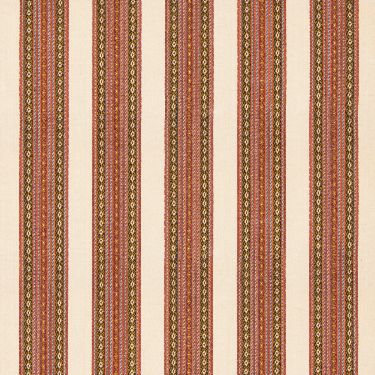 GP & J Baker | Worlds Apart fabric - Fuchsia/Ochre