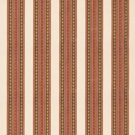 GP & J Baker | Worlds Apart fabric - Fuchsia/Ochre