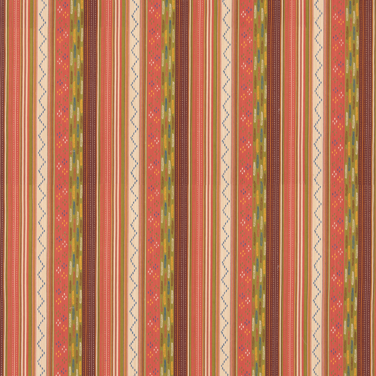 GP & J Baker | Runaway fabric - Coral/Green