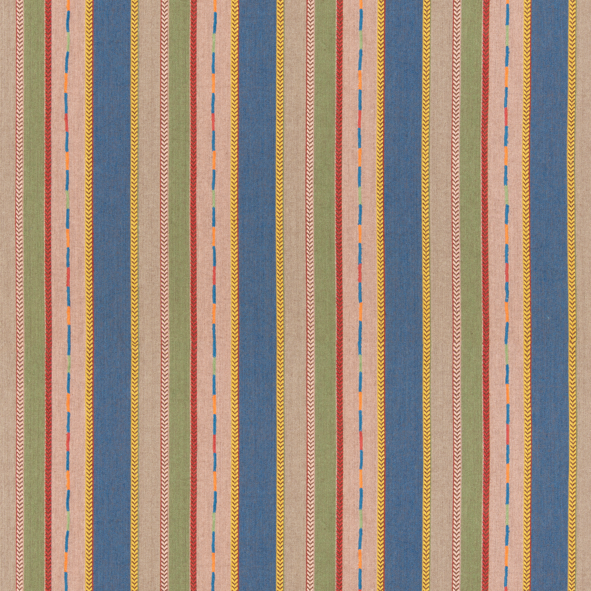 GP & J Baker | Bunty fabric - Blue/Green