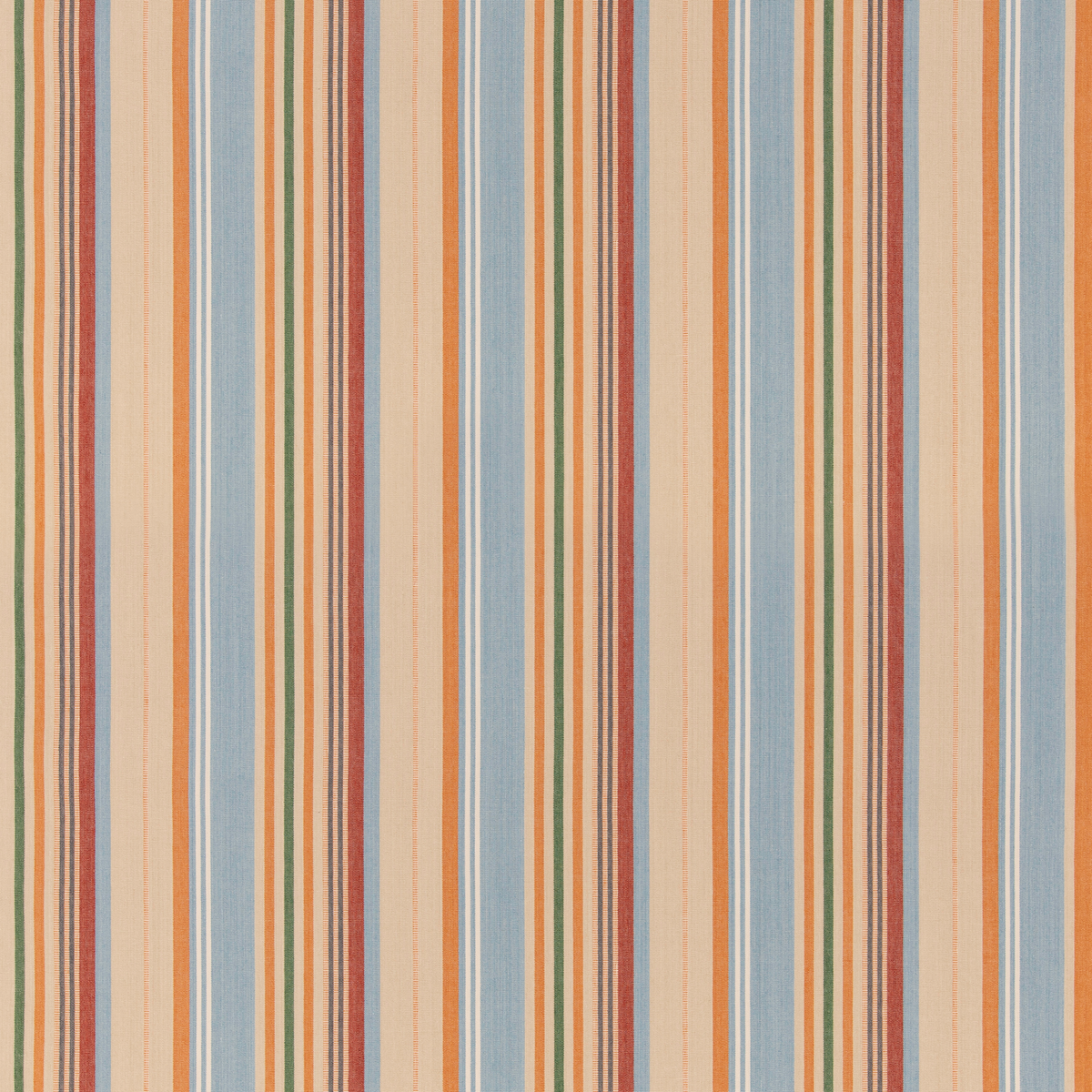 GP & J Baker | Petra Stripe fabric - Soft Blue
