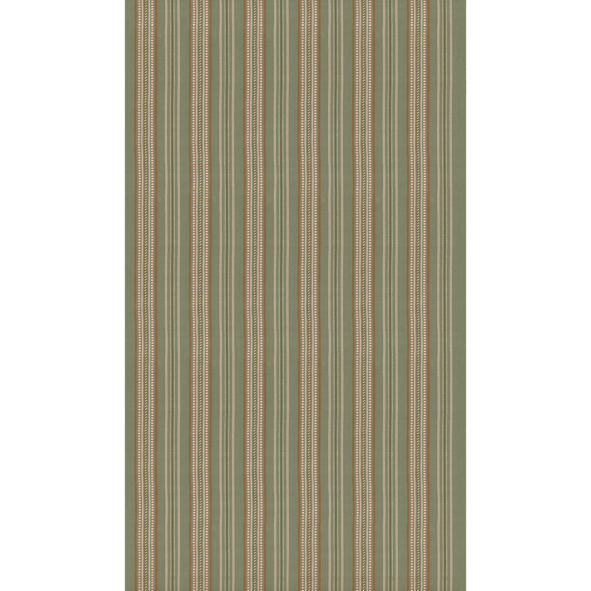 GP & J Baker | Rufus Stripe fabric - Leaf