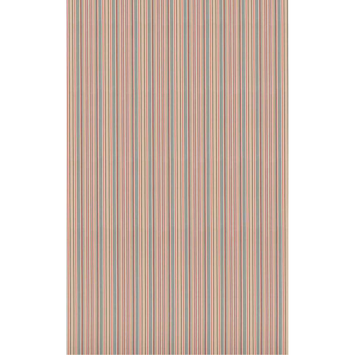 GP & J Baker | Luna Stripe fabric - Teal/Red