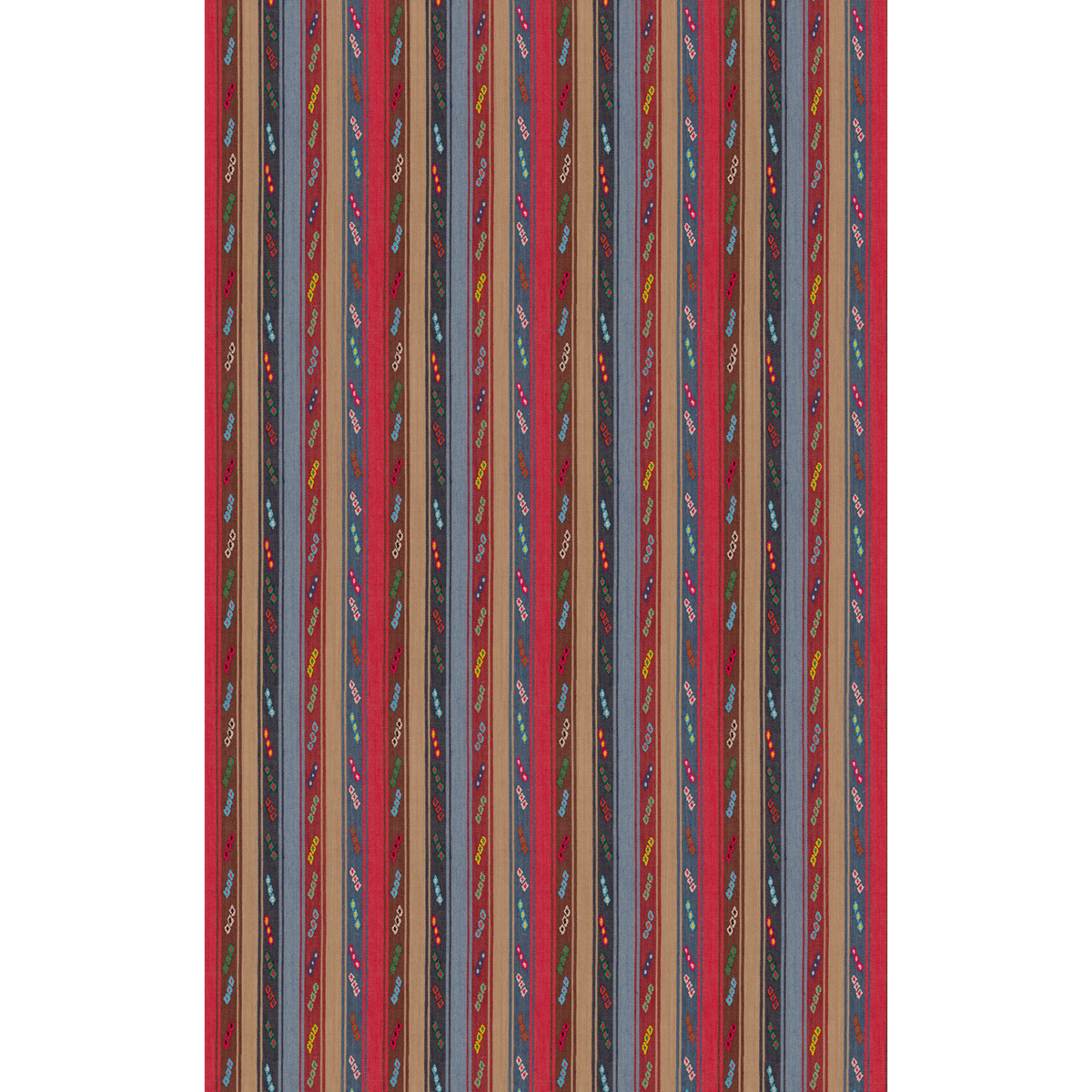 GP & J Baker | Tip Toe fabric - Crimson/Blue