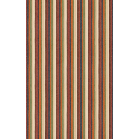 GP & J Baker | Tim's Rug fabric - Indigo/Chocolate
