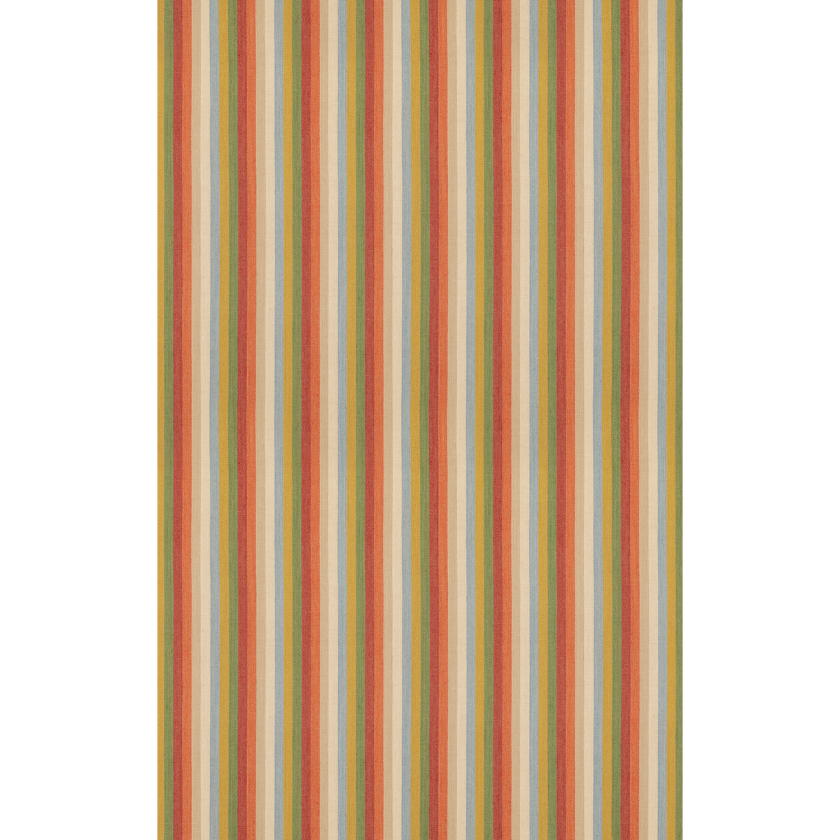 GP & J Baker | Tim's Rug fabric - Clementine/Green