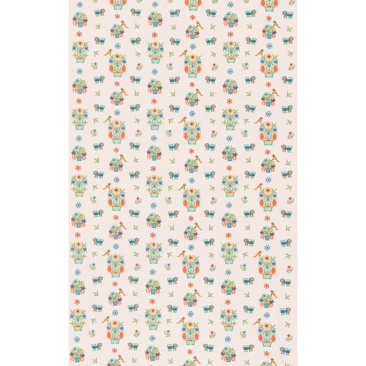 GP & J Baker | Roar Stitch fabric - Jewel