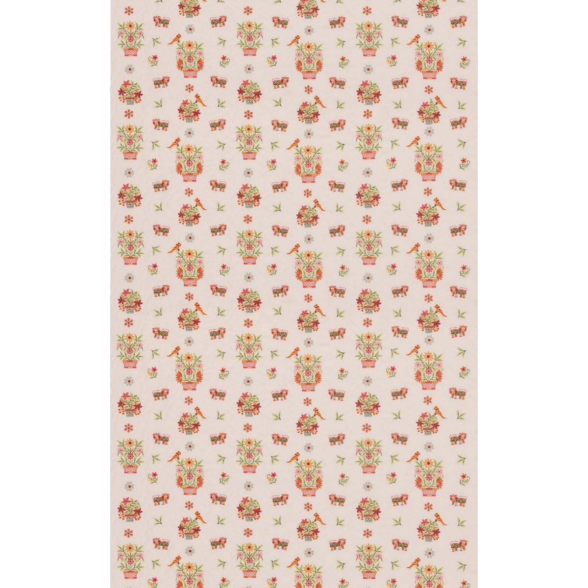 GP & J Baker | Roar Stitch fabric - Green