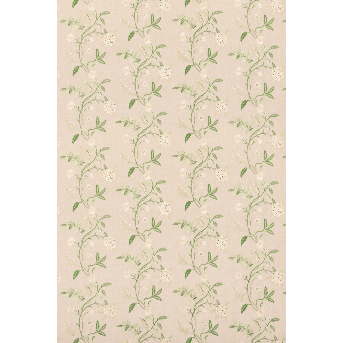 GP & J Baker | Winslow Embroidery fabric - Green