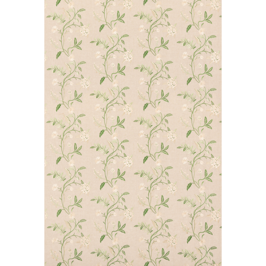 GP & J Baker | Winslow Embroidery fabric - Green