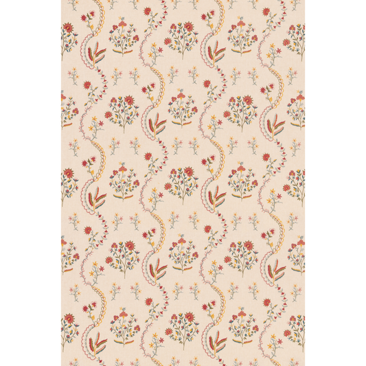 GP & J Baker | Folk Art fabric - Rose/Teal