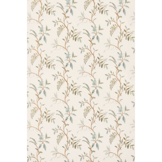 GP & J Baker | Woodland Trail fabric - Ivory/Aqua
