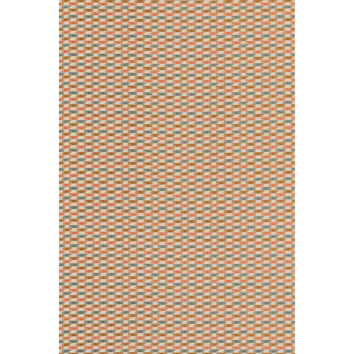 GP & J Baker | Carlyle fabric - Soft Red/Teal