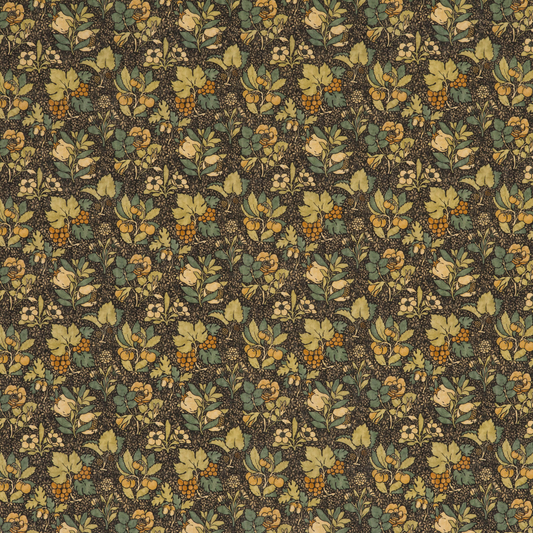 GP & J Baker | Meadow Fruit fabric - Charcoal/Green