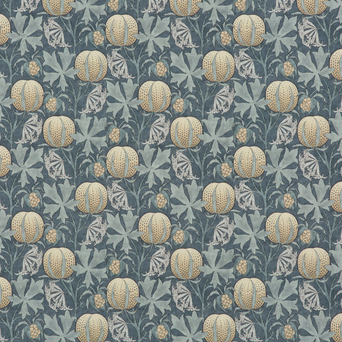 GP & J Baker | Pumpkins fabric - Indigo