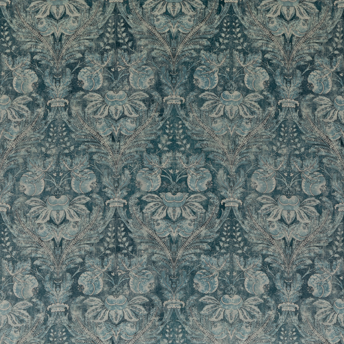 GP & J Baker | Lapura Velvet fabric - Blue