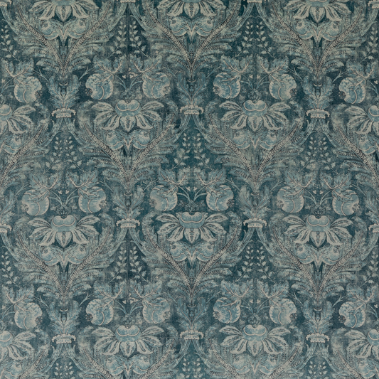 GP & J Baker | Lapura Velvet fabric - Blue