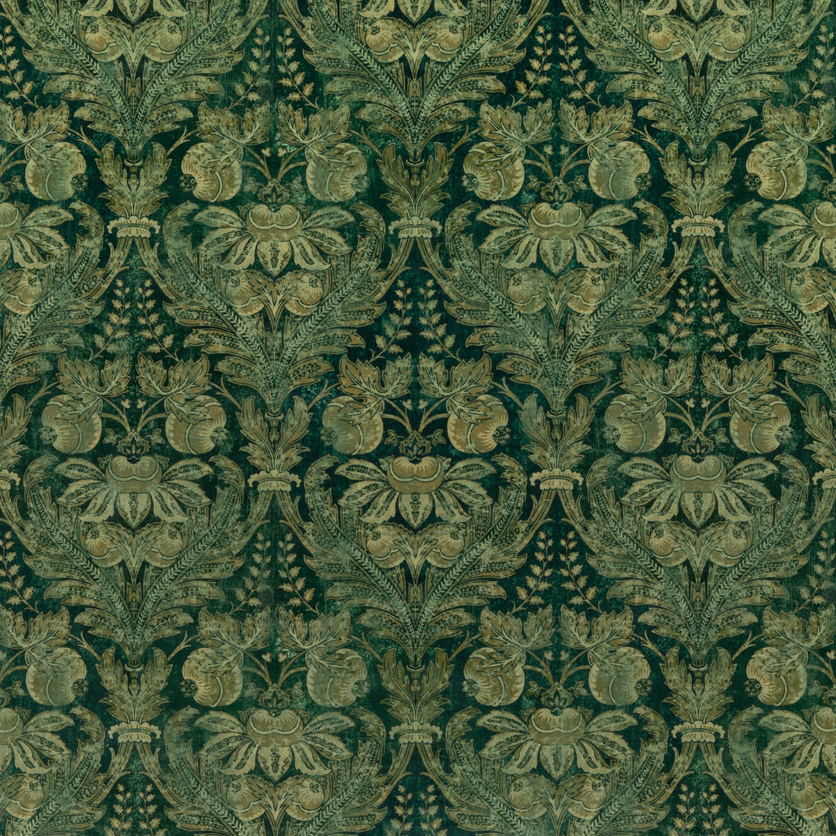 GP & J Baker | Lapura Velvet fabric - Emerald