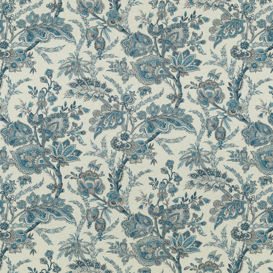 GP & J Baker | Jewel Indienne fabric - Blue/Sand