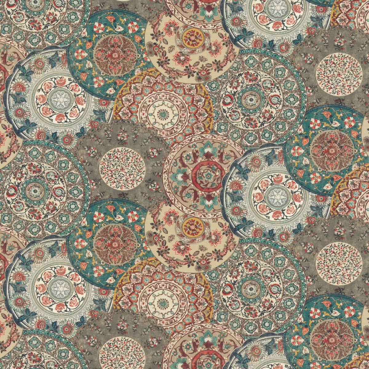 GP & J Baker | Imari fabric - Teal