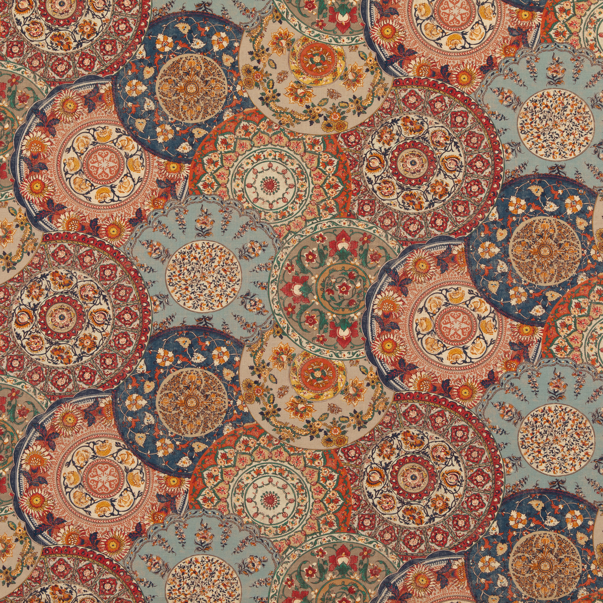 GP & J Baker | Imari fabric - Red/Indigo