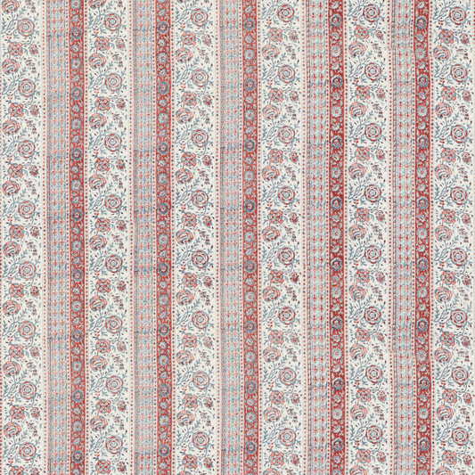 GP & J Baker | Tillington fabric - Red/ Blue