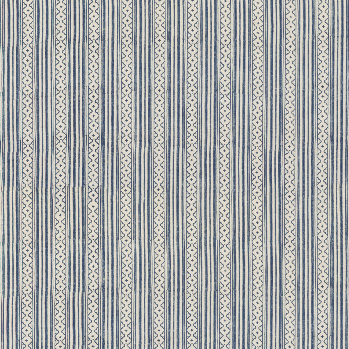 GP & J Baker | Ebury Stripe fabric - Blue