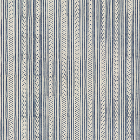 GP & J Baker | Ebury Stripe fabric - Blue