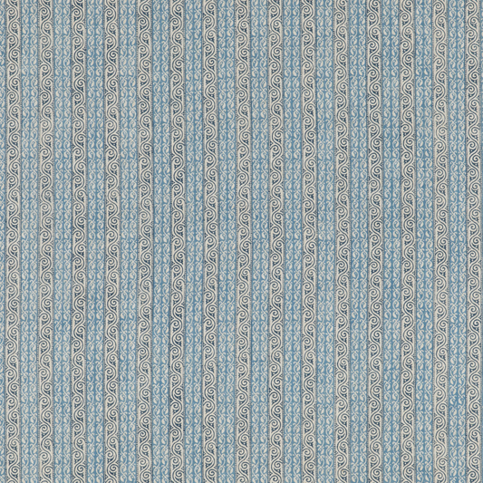 GP & J Baker | Tetbury Stripe fabric - Blue