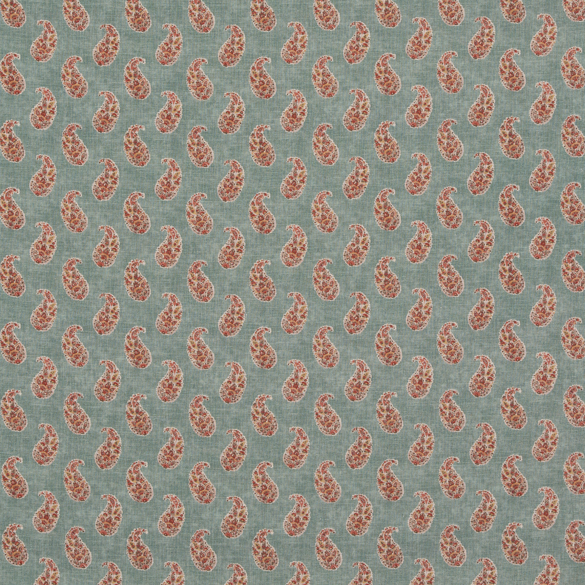 GP & J Baker | Patola Paisley fabric - Aqua