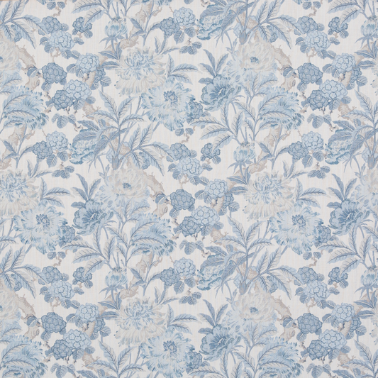 GP & J Baker | Summer Peony fabric - Blue