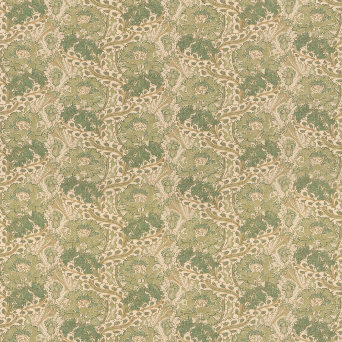 GP & J Baker | Little Brantwood fabric - Green