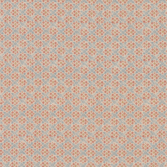 GP & J Baker | Grantly fabric - Indigo/Red