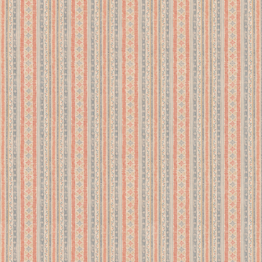 GP & J Baker | Compton fabric - Indigo/Red